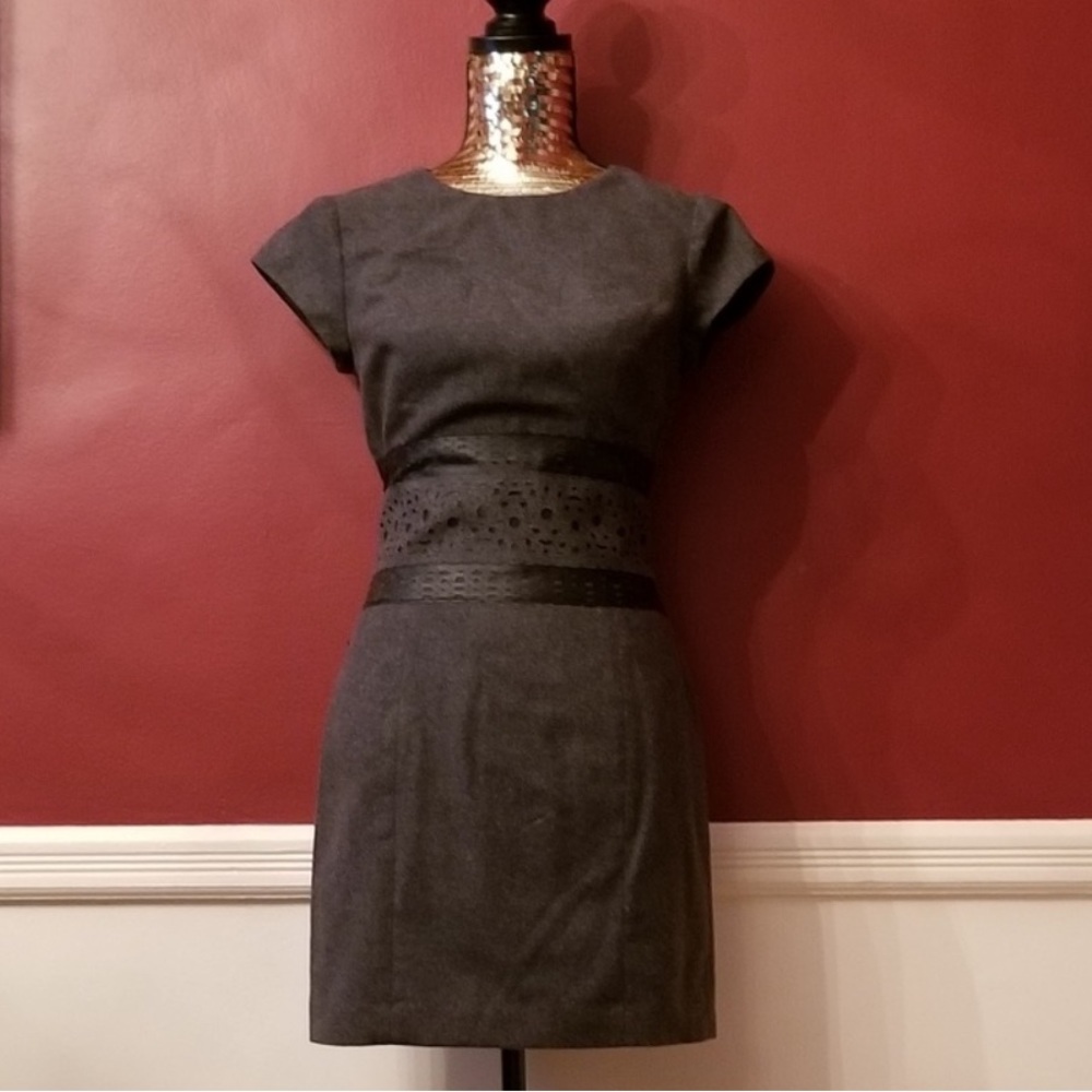 Susana Monaco Coco Laser Cut Sheath Dress - Picture 1 of 5